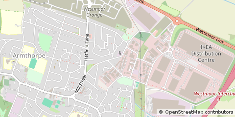Map of Doncaster, South Yorkshire