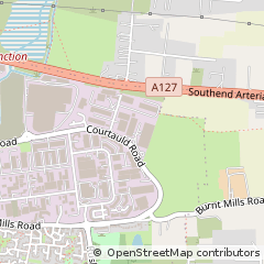Map of Basildon, Essex