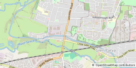 Map of Leicester
