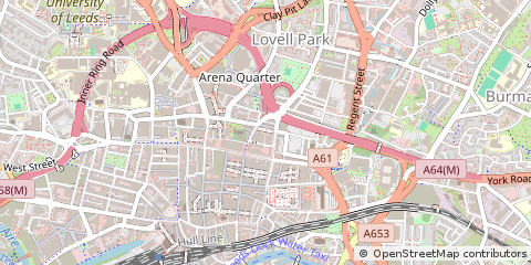 Map of Leeds