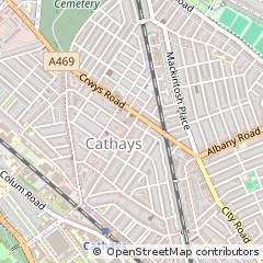 Map of Cardiff