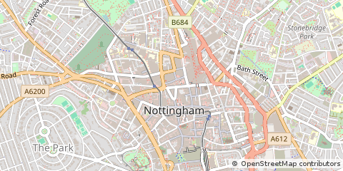 Map of Nottingham