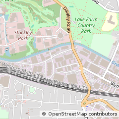 Map of Hayes, Middlesex