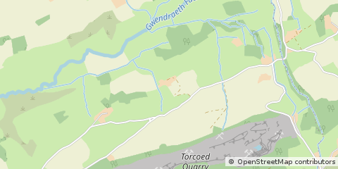 Map of Kidwelly, Carmarthenshire