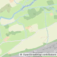 Map of Kidwelly, Carmarthenshire