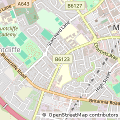Map of West Yorkshire