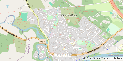Map of Aberdeen, Aberdeenshire