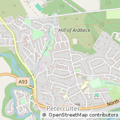 Map of Aberdeen, Aberdeenshire