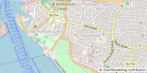 Map of Portsmouth, Hants