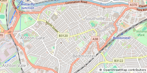 Map of Bristol
