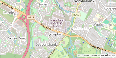 Map of Glasgow
