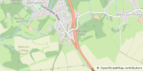 Map of Salisbury, Wiltshire