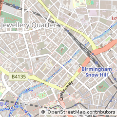 Map of Birmingham, West Midlands