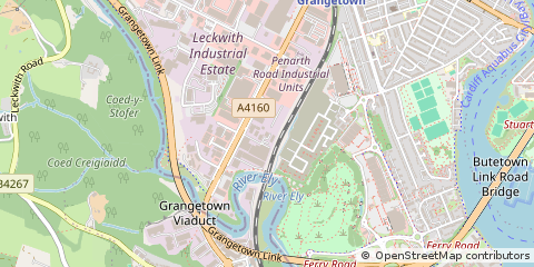Map of Cardiff