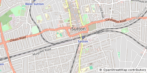 Map of Sutton