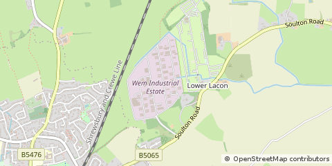 Map of WEM, Shropshire