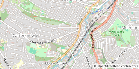 Map of Sheffield