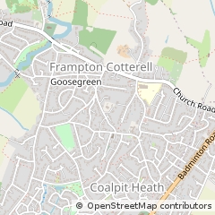Map of Bristol, Gloucestershire