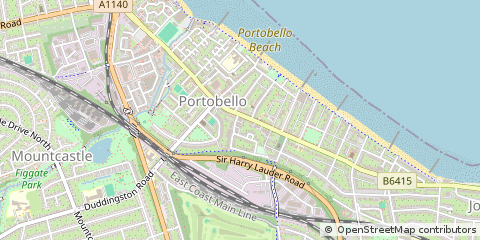 Map of Edinburgh