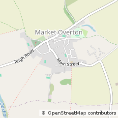 Map of Oakham, Rutland