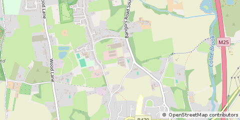 Map of Iver, Slough