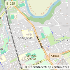Map of Yarm, Cleveland
