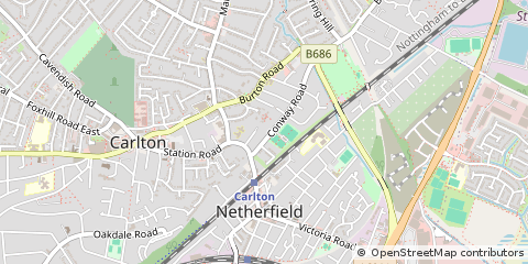 Map of Nottingham