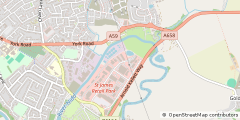 Map of Knaresborough, North Yorkshire