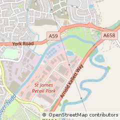 Map of Knaresborough, North Yorkshire