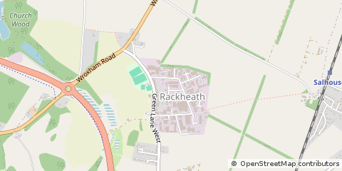 Map of Norwich, Norfolk