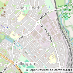 Map of Northampton, Northamptonshire