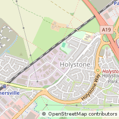 Map of Newcastle-Upon-Tyne, Tyne & Wear