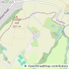 Map of Hagley, Stourbridge