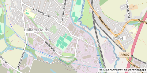 Map of Ilkeston, Derbyshire