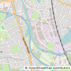 Map of Bridgwater, Somerset