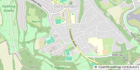 Map of Coulsdon
