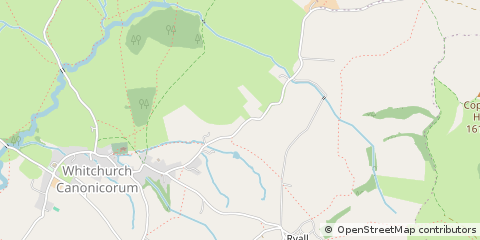 Map of Bridport, Dorset