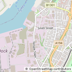 Map of South Shields