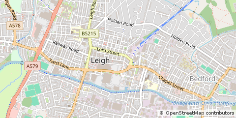 Map of Leigh