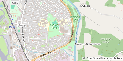 Map of Aberdeen