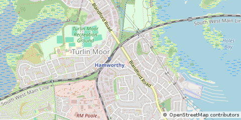 Map of Poole