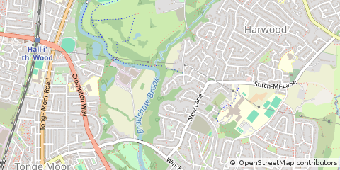Map of Bolton, Lancashire