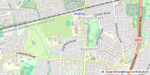 Map of Widnes