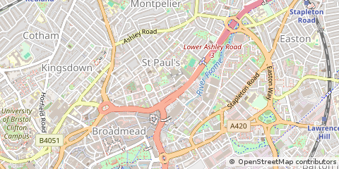 Map of Bristol