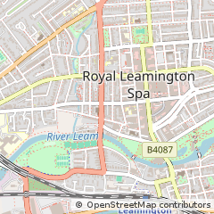 Map of Leamington SPA, Warwickshire