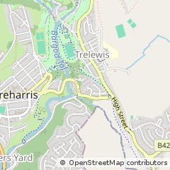 Map of Treharris, Somerset