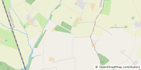 Map of Moreton-in-Marsh, Gloucestershire