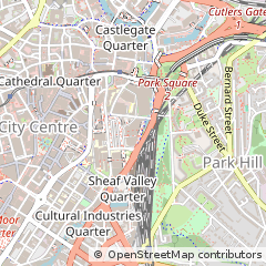 Map of Sheffield