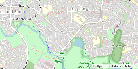 Map of Birmingham