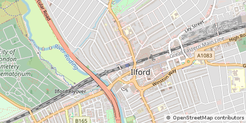 Map of Ilford